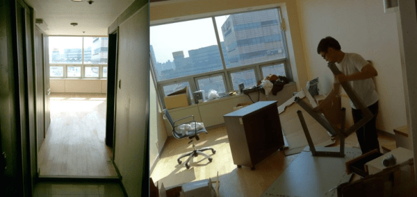 첫 번째 사무실 (용산, 2011년 2월 - 2011년 12월)